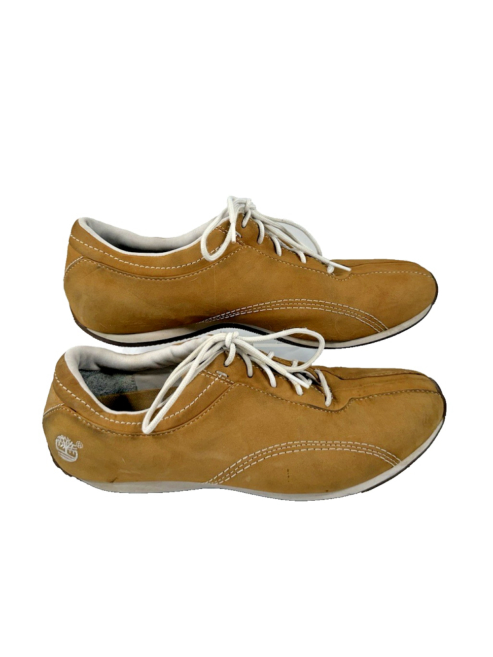 Timberland Tan Suede Walking Hiking Sneaker Shoes 16345 women Size 9M